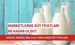 Marketlerde Süt Fiyatları Ne Kadar? Migros, BİM, A101, Tarım Kredi Süt Fiyatları