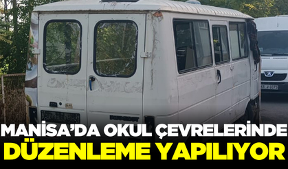 Manisa'da okul çevrelerine düzenleme