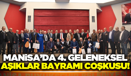 Manisa'da 4.Geleneksel Aşıklar Bayramı büyük ilgi gördü