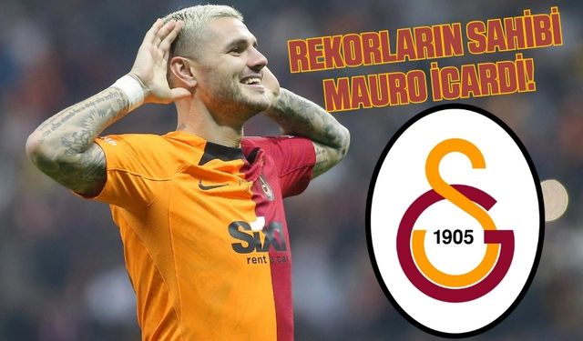 Galatasaray'ın Arjantinli yıldızı Icardi Rekorların Yeni Sahibi!