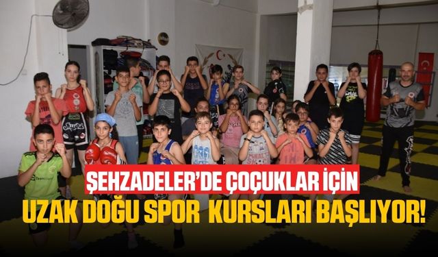 Şehzadeler Belediyesi çocukları spora teşvik etmek için çalışıyor!