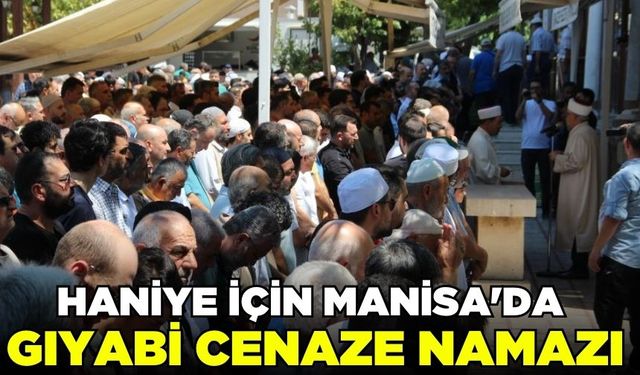 Şehit edilen Hamas lideri için gıyabi cenaze namazı kılındı!