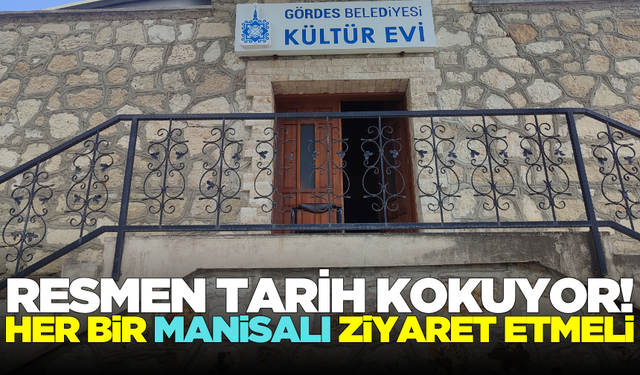 Gördes Kültür Evi ziyaretçilerini bekliyor