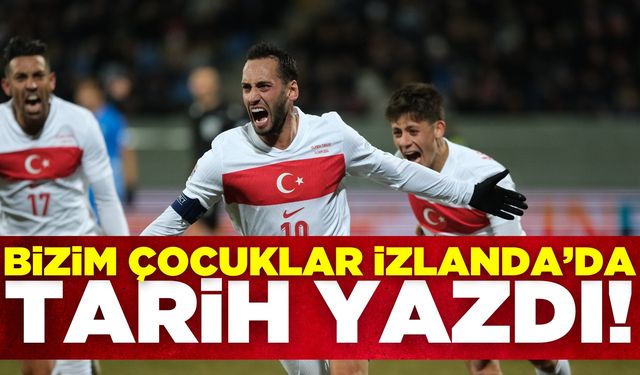 Bizim çocuklar İzlanda'da tarih yazdı!