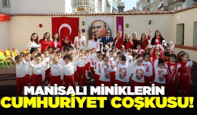 Manisalı minikler cumhuriyetin 101. yılını kutladı!