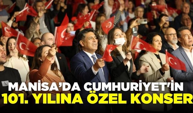 "Cumhuriyet Senfoni Konseri" ile Manisalılara unutulmaz bir gün yaşattı