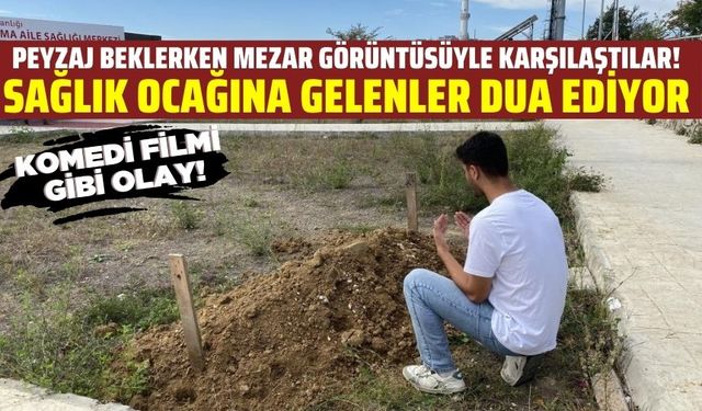 Dilekçe ile başlayan peyzaj çalışması mezarlık görüntüsüne dönüştü!