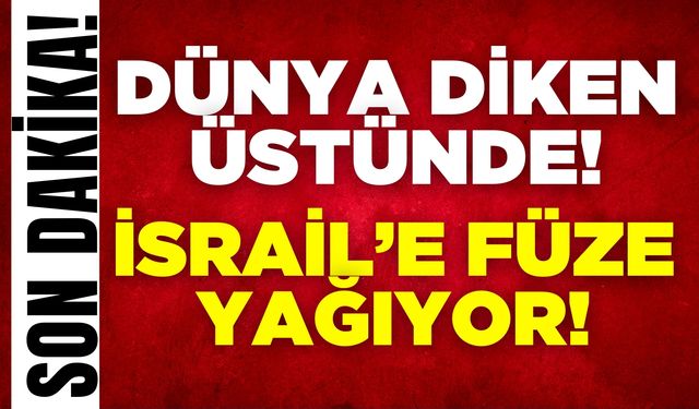 İran'dan İsrail'e füze yağmuru