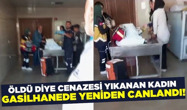 Öldü diye cenazesi yıkanırken gözlerini açtı