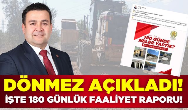 Kırkağaç Belediyesi 180 günlük Çalışmalarını Açıkladı