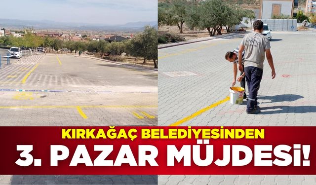 Kırkağaç Belediyesinden 3. Pazar Müjdesi!