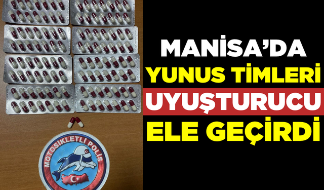 Manisa'da şüphelinin üzerinden uyuşturucu çıktı