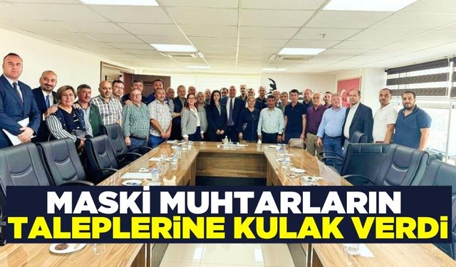 MASKİ, Şehzadeler muhtarlarıyla bir araya geldi