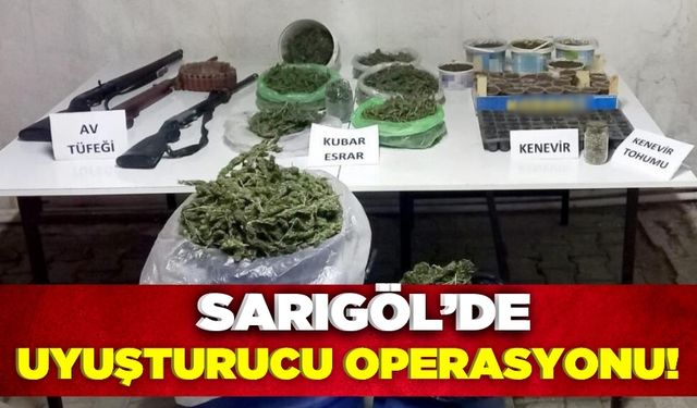 Sarıgöl'de uyuşturucuya geçit yok!