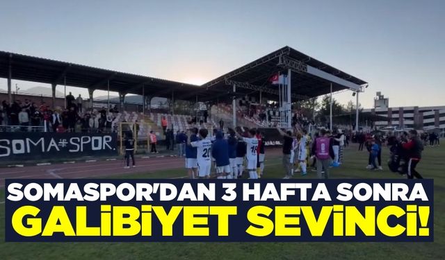 Somaspor zorlu maçı kazandı!