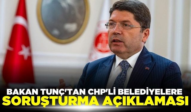 Adalet Bakanı Yılmaz Tunç;“Bir kusurunuz yoksa telaşlanmaya gerek yok"