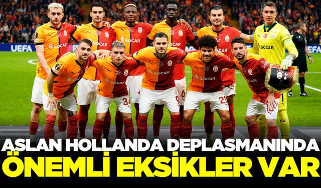 Galatasaray AZ Alkmaar ilk 11 maç kadrosu nasıl olur?