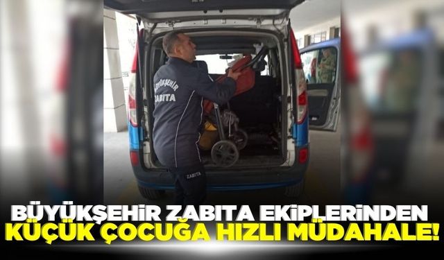 Manisa Zabıta ekiplerinden anında müdahale!