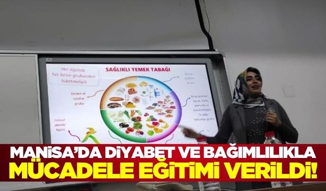 Manisa'da diyabete dikkat çekildi!