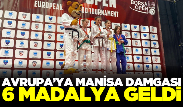 Manisalı sporculardan judoda 6 madalya!