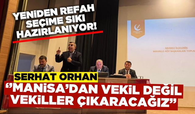 Yeniden Refah'tan Turgutlu'da Eğitim İstişare Toplantısı