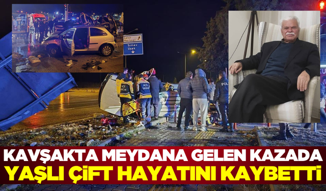 Kütahya'da trafik kazasında karı koca hayatını kaybetti