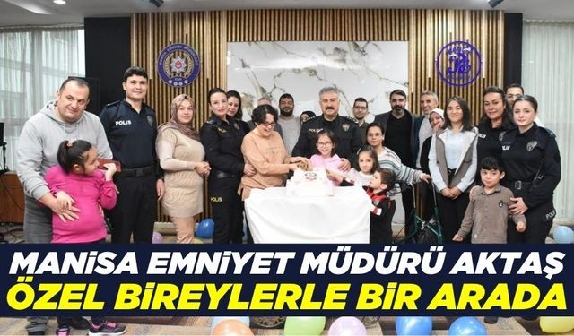 Manisa'da 3 Aralık Dünya Engelliler Günü'nde Polisevinde anlamı etkinlik