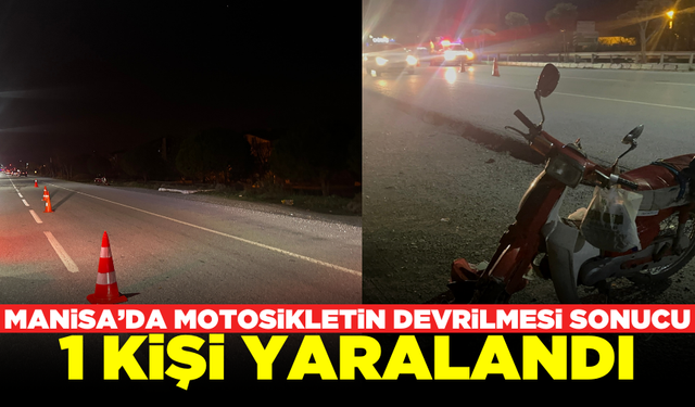 Akhisar’da motosiklet ve otomobilin karıştığı trafik kazasında 1 kişi yaralandı