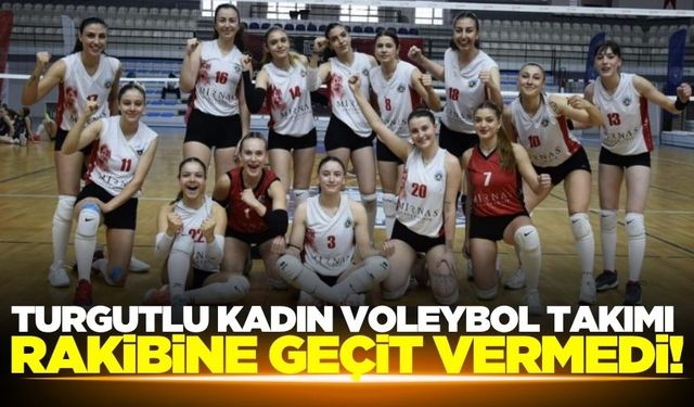 Turgutlu Belediyesi Kadın Voleybol Takımı 7. galibiyetini aldı