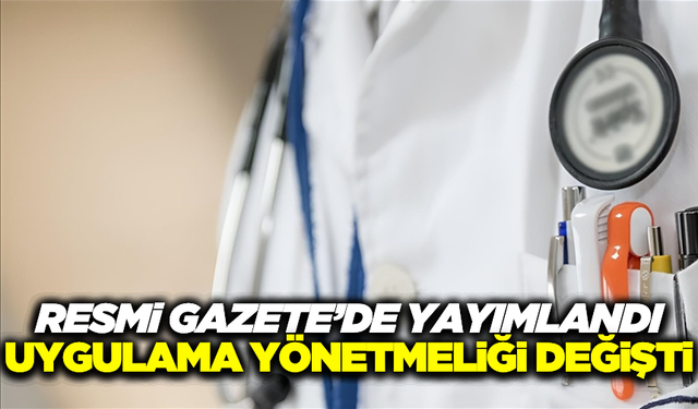 Aile hekimliği uygulama yönetmeliğinde önemli değişiklikler