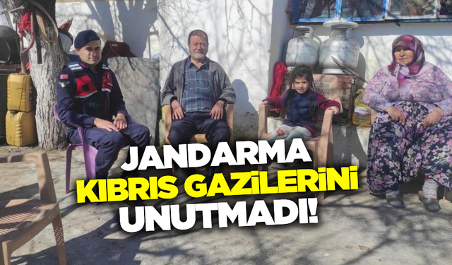 Aydın jandarmasından vefa ziyareti!