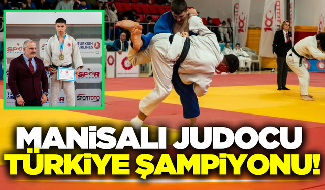 Manisalı Emin Levent Yelkenci'den tarihi başarı!