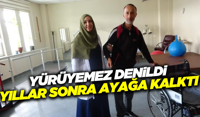 Doktorlar yürümesine ihtimal vermezken yıllar sonra yeniden yürümeye başladı