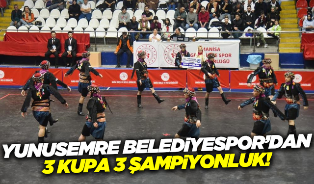 Yunusemre Belediyespor, üç dalda şampiyon oldu