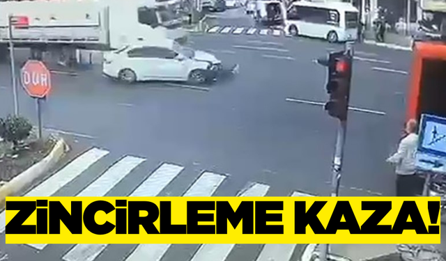 Balıkesir'de zincirleme kazada 1 kişi yaralandı!