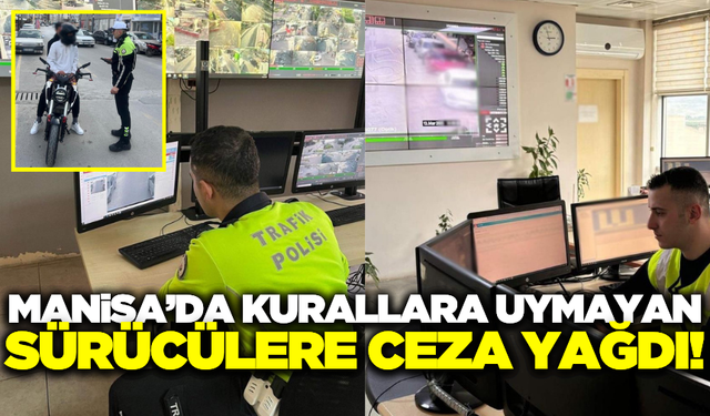 Manisa'da 8 aracın men edildiği uygulamada, 897 bin TL idari para cezası kesildi