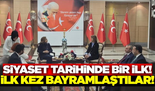 MHP ve DEM Parti ilk kez bayramlaştı!!