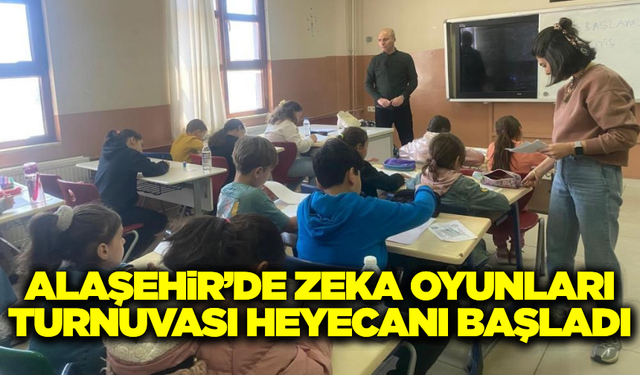 Alaşehir'de 'Kalemden Zirveye' kağıt kalem oyunları turnuvası başladı