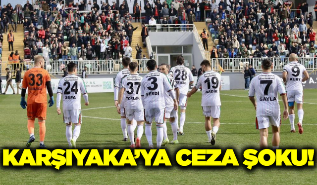Karşıyaka 1 maçlık seyircisiz oynama cezasına çarptırıldı