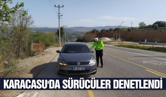 Aydın'da bayram tedbirleri kapsamında sürücüler denetlendi!