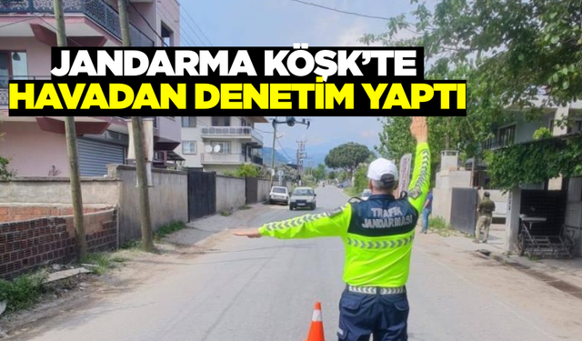 Aydın'da jandarma ekiplerinden trafik denetimi