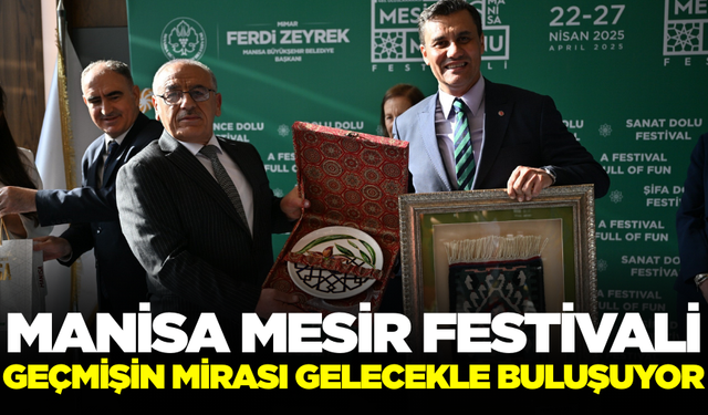 Manisa'da festival coşkusu: Hediyeler havada uçuştu