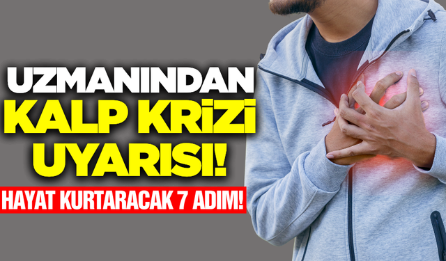 Türkiye'de kalp krizi vakaları artıyor: Uzmanından önemli uyarılar!