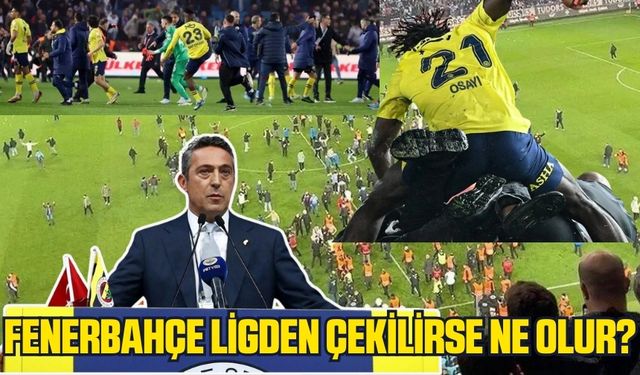 Fenerbahçe ligden çekilirse ne olur? Fenerbahçe 2. lige mi düşer?