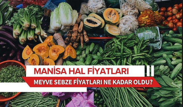 Manisa Hal Fiyatları: Alaşehir, Salihli ve Turgutlu Belediye Meyve Sebze Fiyat Listesi