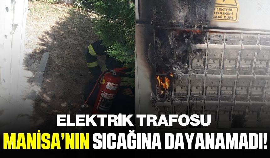 Manisa'da Trafo Patlamalarına  Dur Durak Gelmiyor: Turgutlu'da Paniğe Yol Açan Patlama!