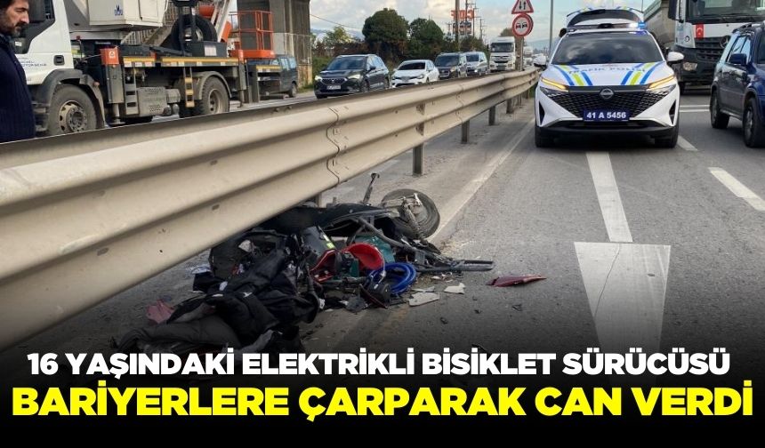 Tankerin sıkıştırdığı 16 yaşındaki sürücü bariyerlere çarparak can verdi