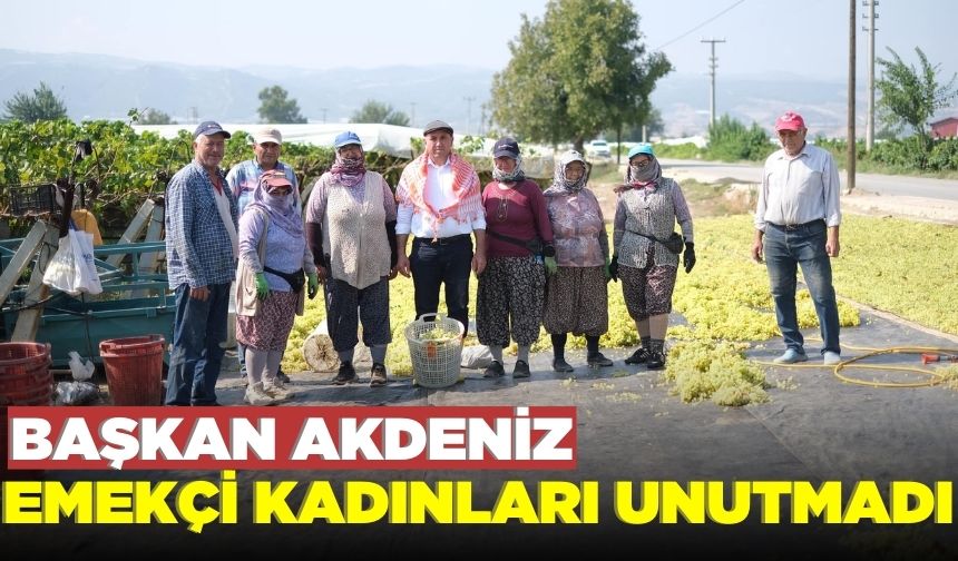 Tahsin Akdeniz'den emekçi kadınlara kutlama