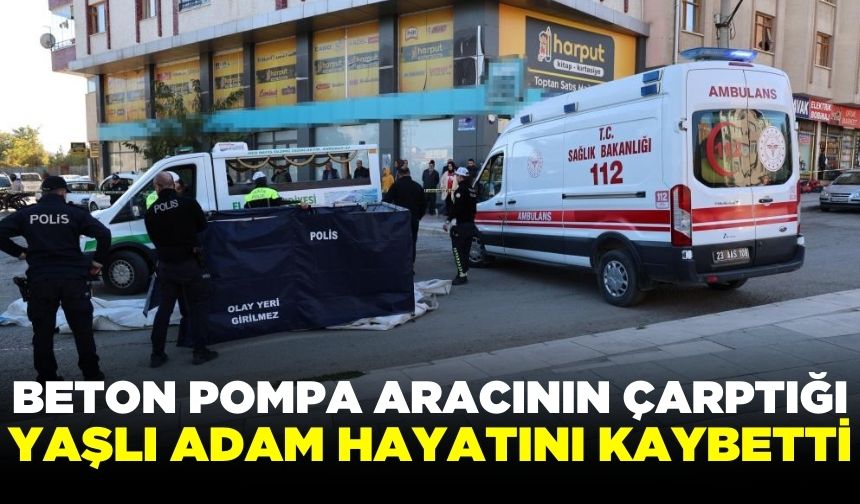 Yolun karşısına geçerken çarpılan adam hayatını kaybetti