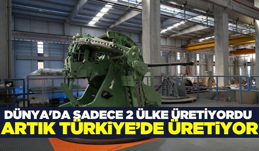 Dakikada 600 mermi atıyor, tamamen yerli ve milli!